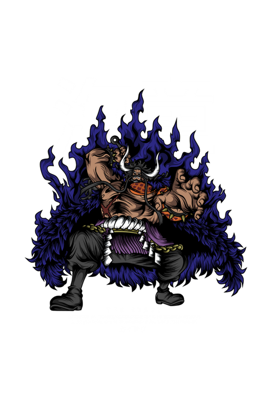 Kaidou King of Beasts (One Piece) Unisex Hoodie (Back Side Printed)