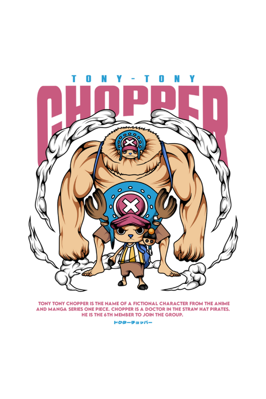 Tony Tony Chopper (One Piece) Unisex Hoodie (Back Side Printed)