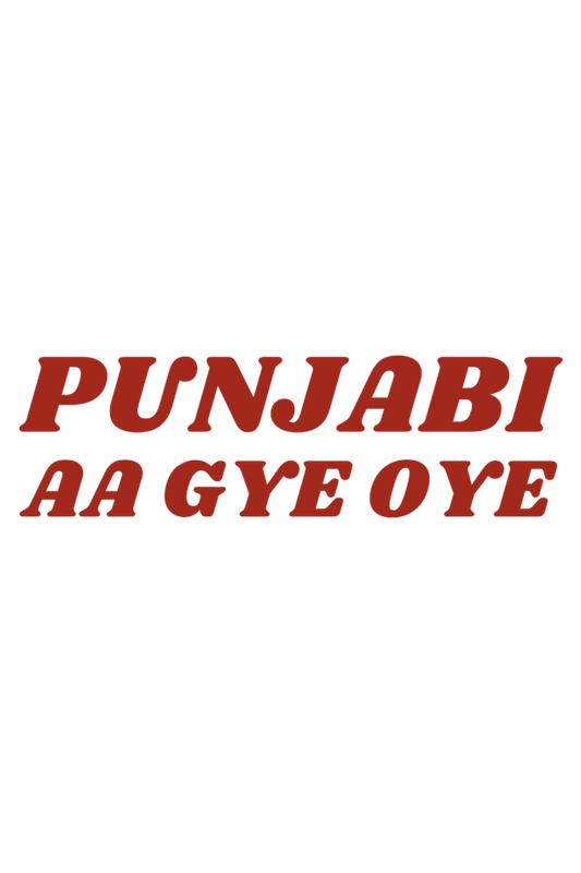 PUNJABI AA GYE OYE Diljit Dosanjh Oversized T-shirt (Premium Quality)