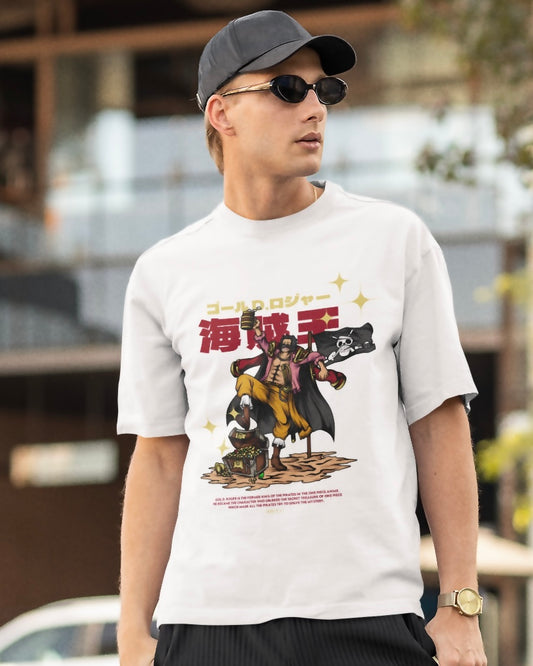 Gold Roger (One Piece) Unisex Oversized T-shirt