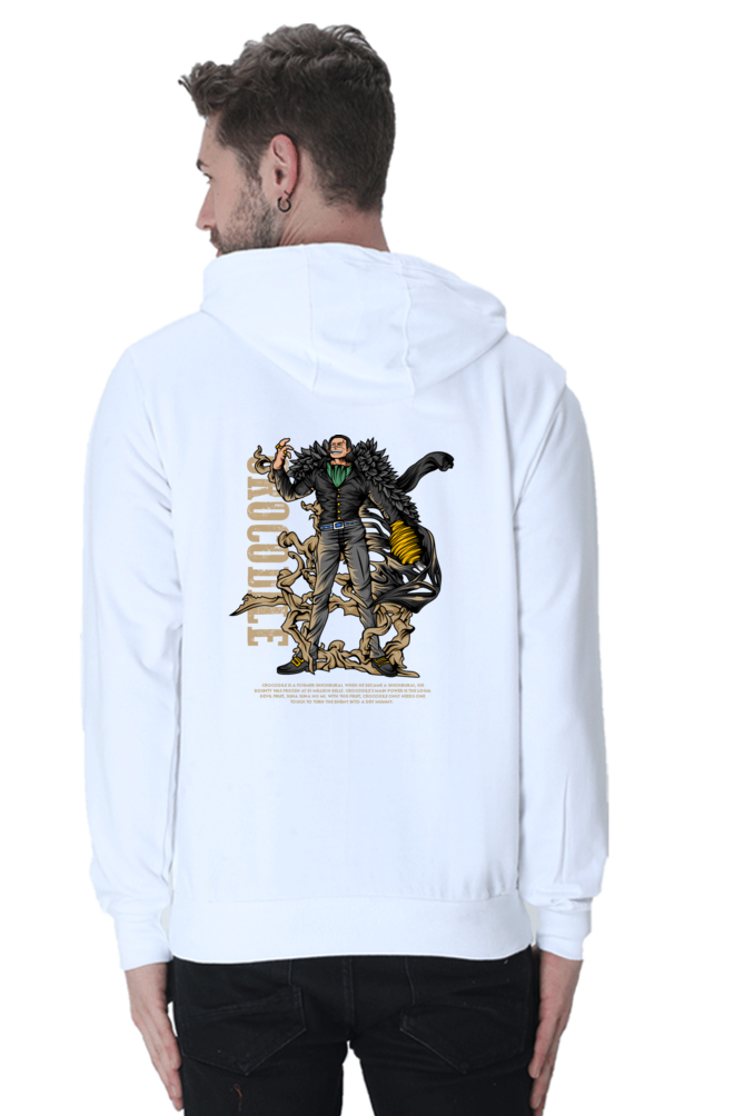 Crocodile (One Piece) Unisex Hoodie (Back Side Printed)