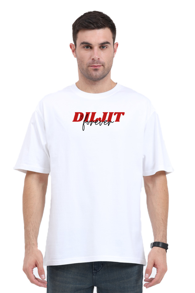 Diljit Dosanjh Forever White Premium Oversized T-shirt