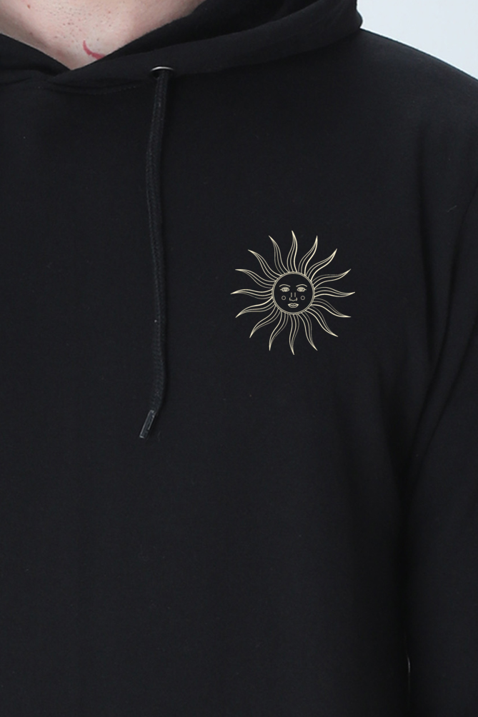 Embroidered Sun Unisex Hooded Sweatshirt