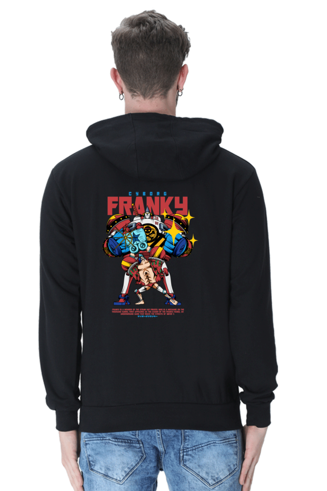 Cyborg Franky (One Piece) Unisex Hoodie (Back Side Printed)