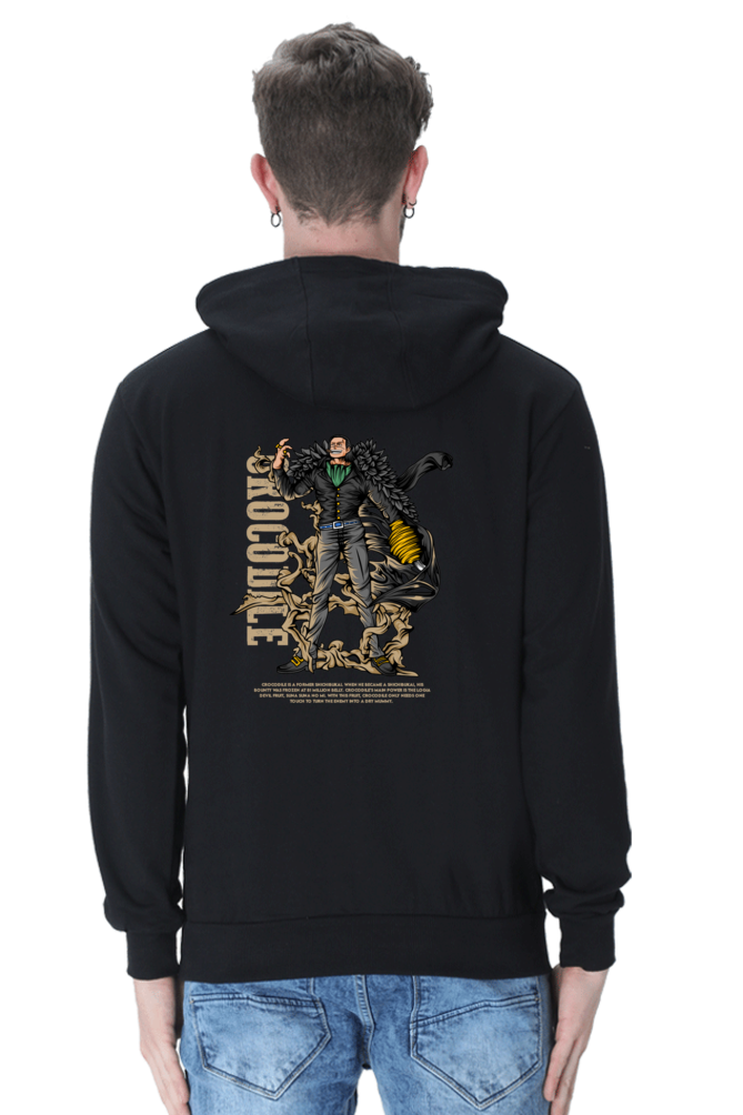 Crocodile (One Piece) Unisex Hoodie (Back Side Printed)