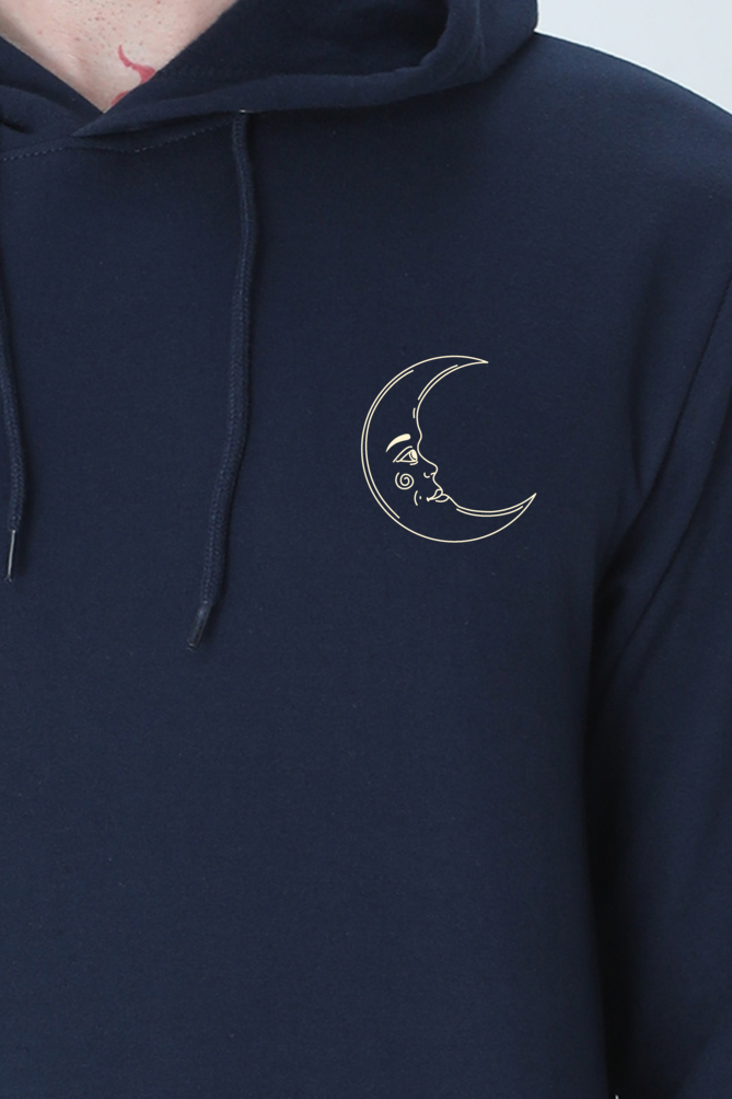 Embroidered Moon Unisex Hooded Sweatshirt
