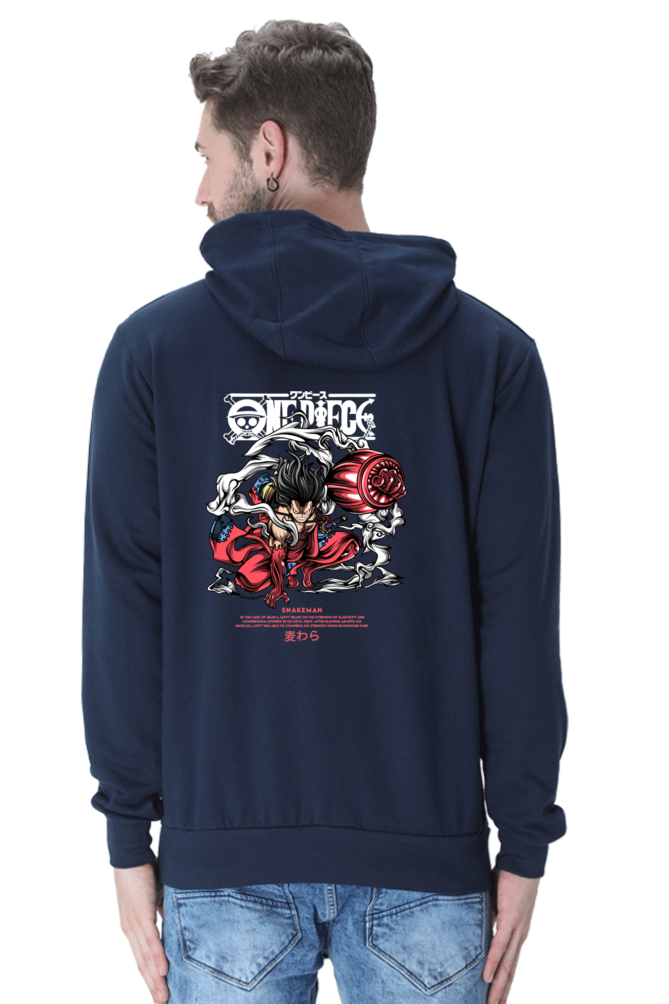 Luffy Snakeman (One Piece) Unisex Hoodie (Back Side Printed)