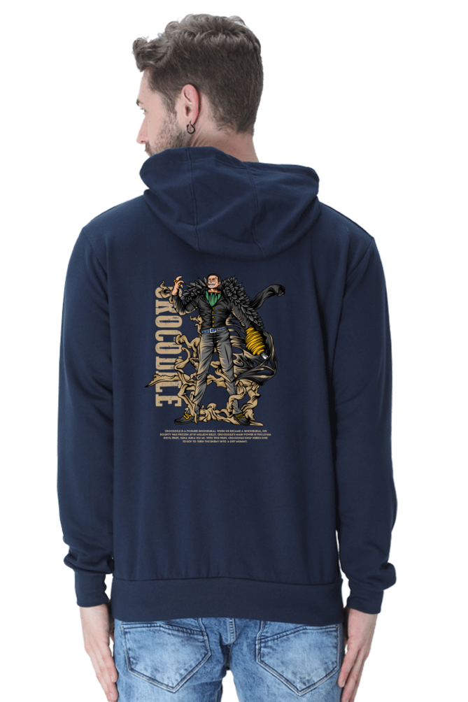 Crocodile (One Piece) Unisex Hoodie (Back Side Printed)