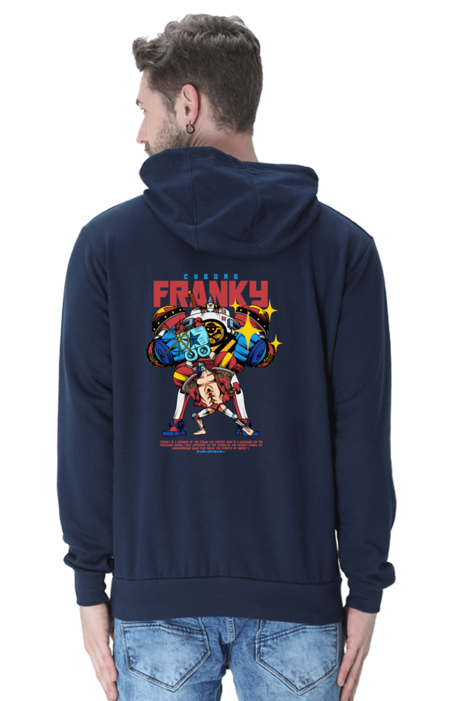 Cyborg Franky (One Piece) Unisex Hoodie (Back Side Printed)