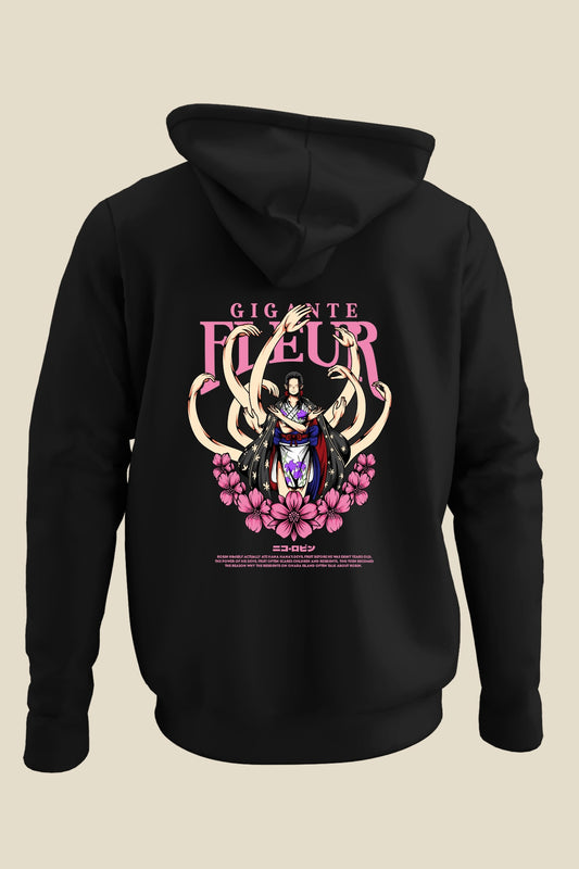 Nico Robin'S Gigante Fleur (One Piece) Unisex Hoodie (Back Side Printed)