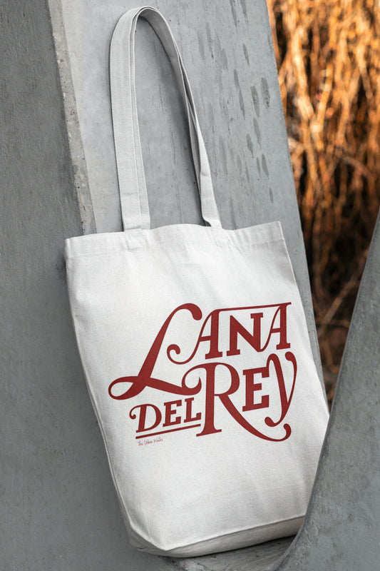 Lana Del Rey White Tote Bag with Zipper