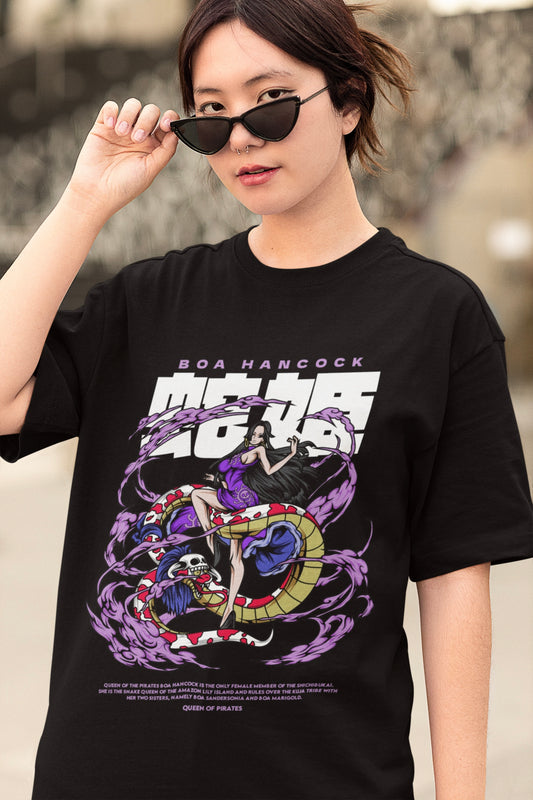 Pirate Empress Boa Hancock (One Piece) Unisex Oversized T-shirt