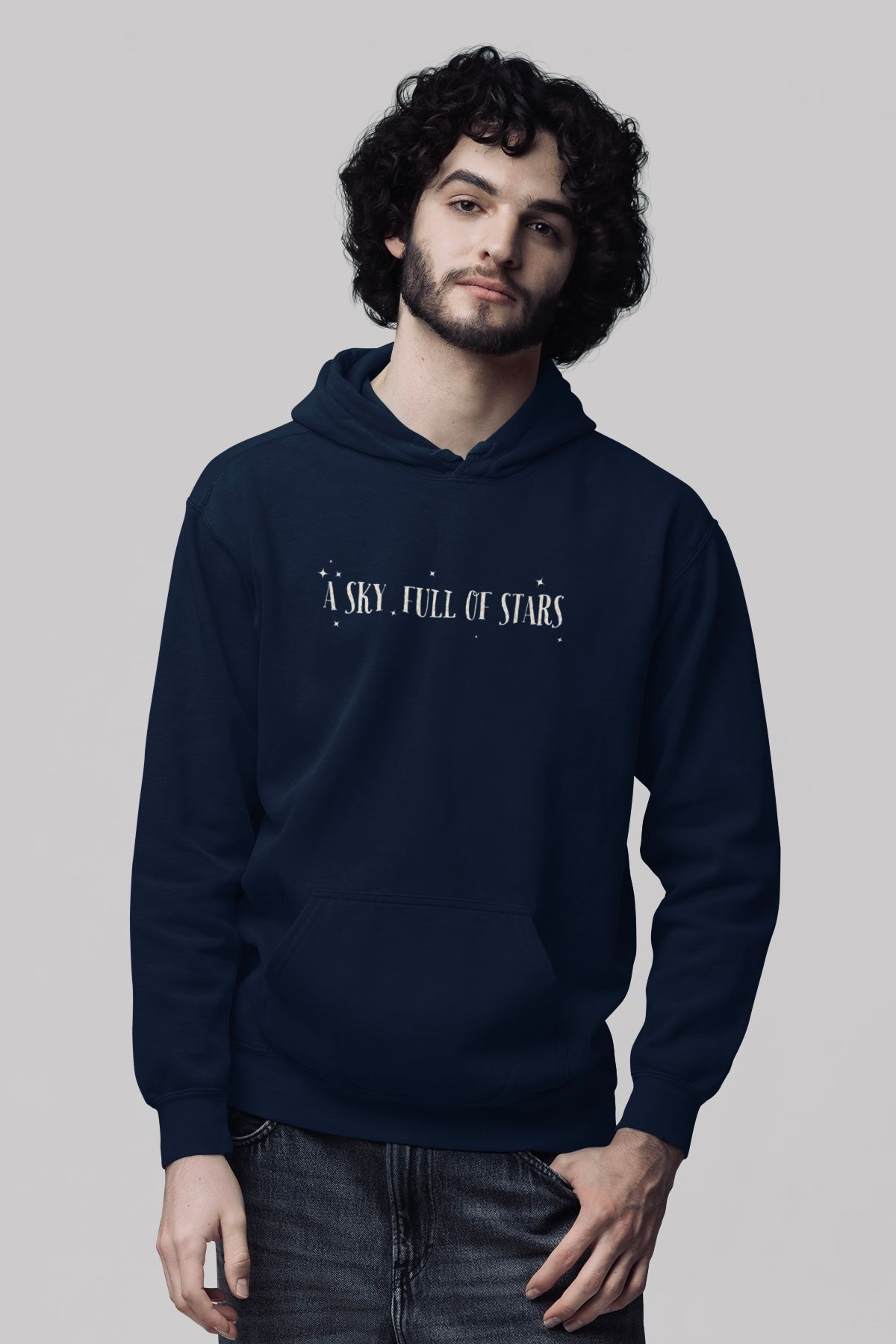 A Sky Full Of Stars COLDPLAY Hooded Sweatshirt (Front Side Printed)