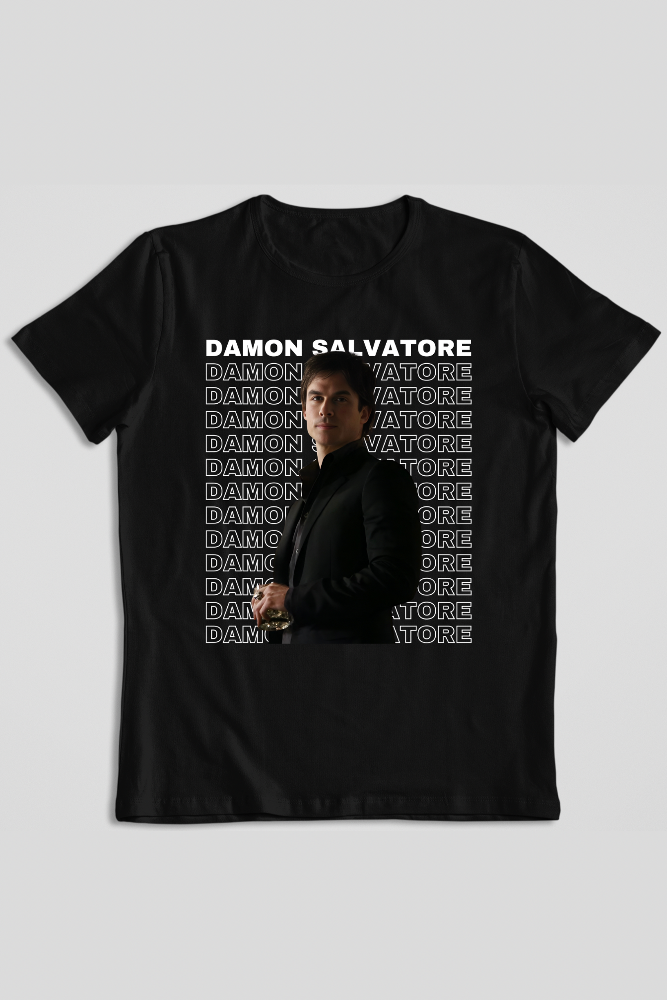 DAMON SALVATORE Graphic Printed T-shirt