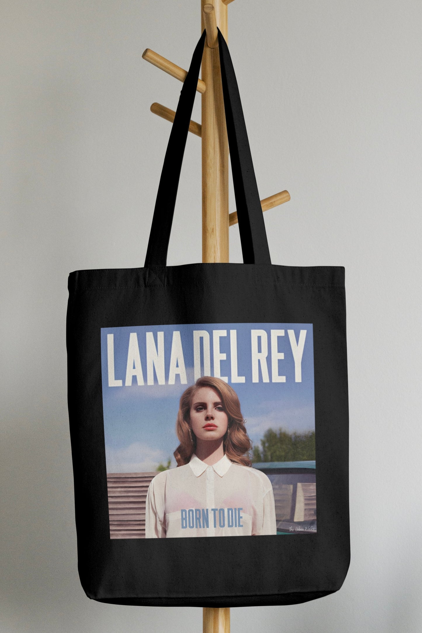 Lana Del Rey Born To Die Black Tote Bag With Zipper