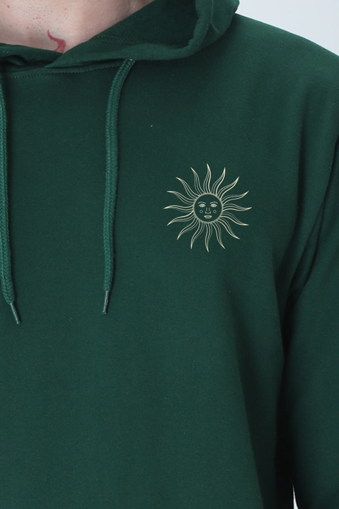 Embroidered Sun Unisex Hooded Sweatshirt