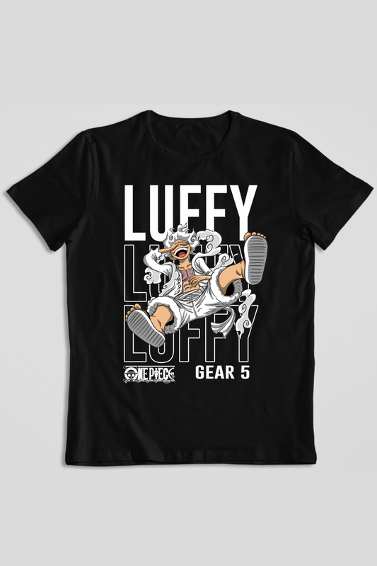 Luffy Gear 5 ONE PIECE Graphic Printed T-shirt