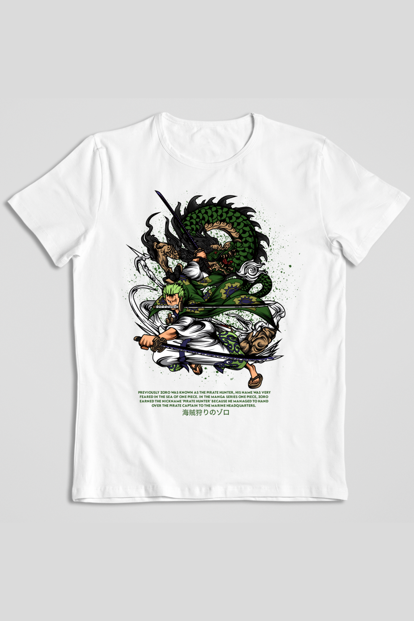 Roronoa Zoro (One Piece) Graphic Printed T-shirt