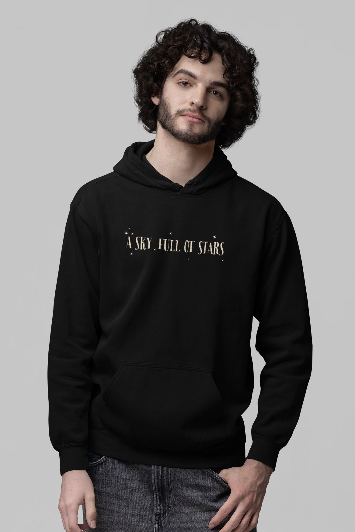 A Sky Full Of Stars COLDPLAY Hooded Sweatshirt (Front Side Printed)