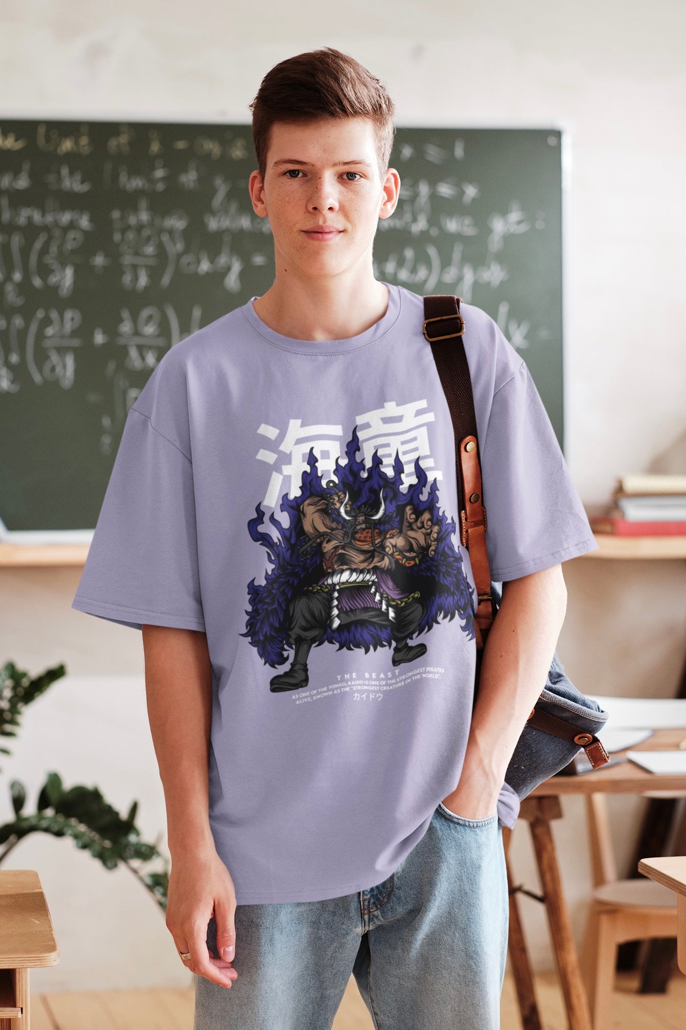 Kaidou King of Beasts (One Piece) Unisex Oversized T-shirt