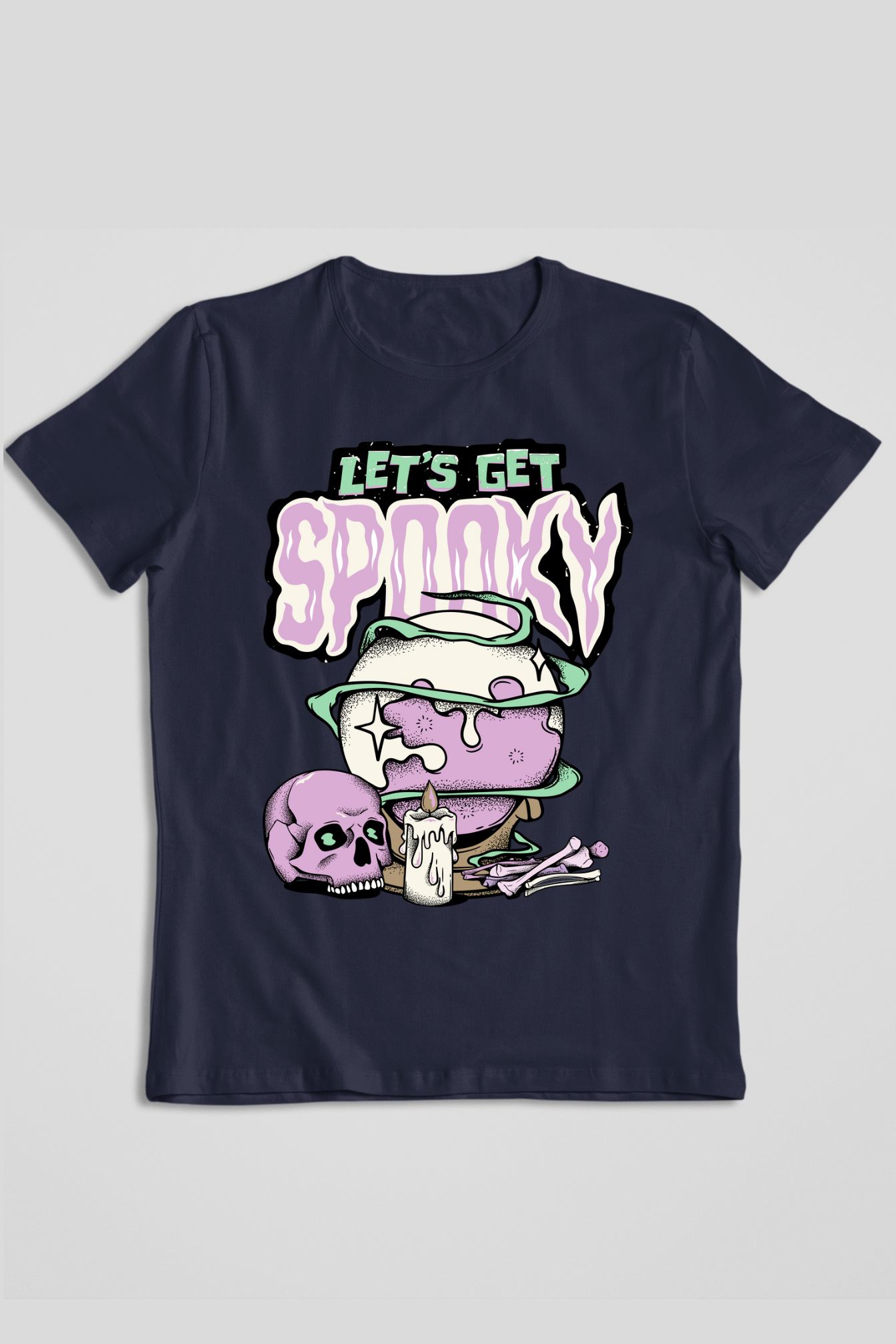 Let's Get Spooky Graphic Printed T-shirt