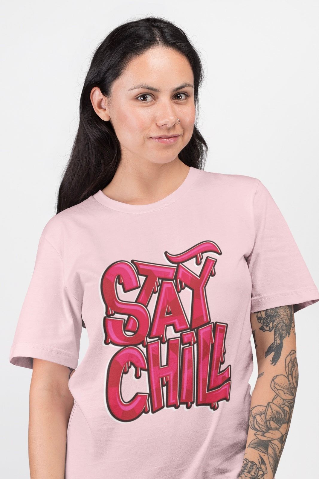 Stay Chill Graphic Printed Unisex Oversized T-shirt