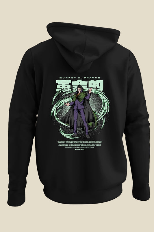 Monkey D. Dragon (One Piece) Unisex Hoodie (Back Side Printed)