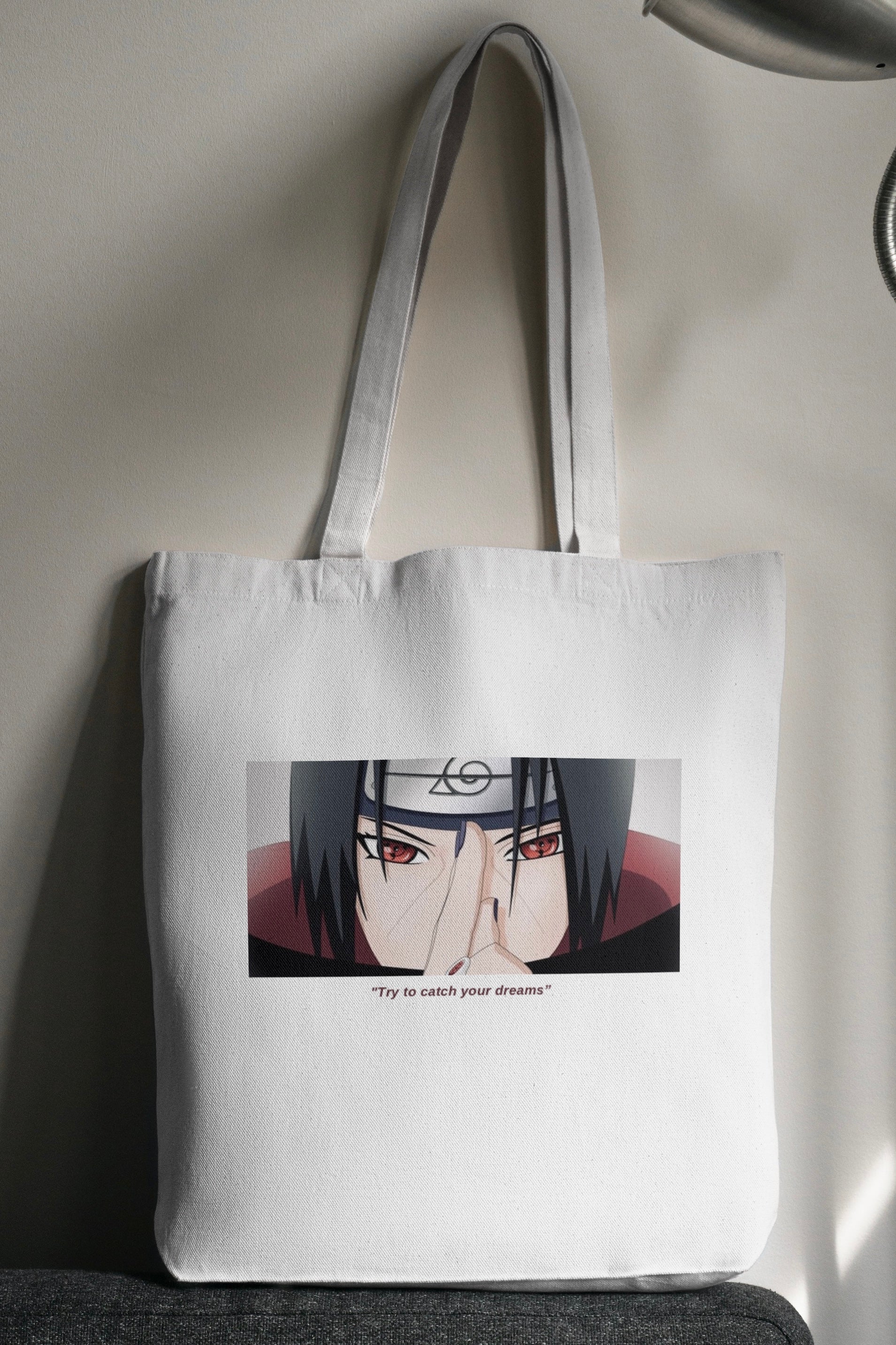 Customised Anime White Tote Bag with Zipper – The Urban Walks