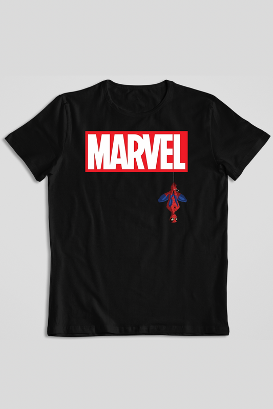 MARVEL Hanging Spiderman Graphic Printed T-shirt