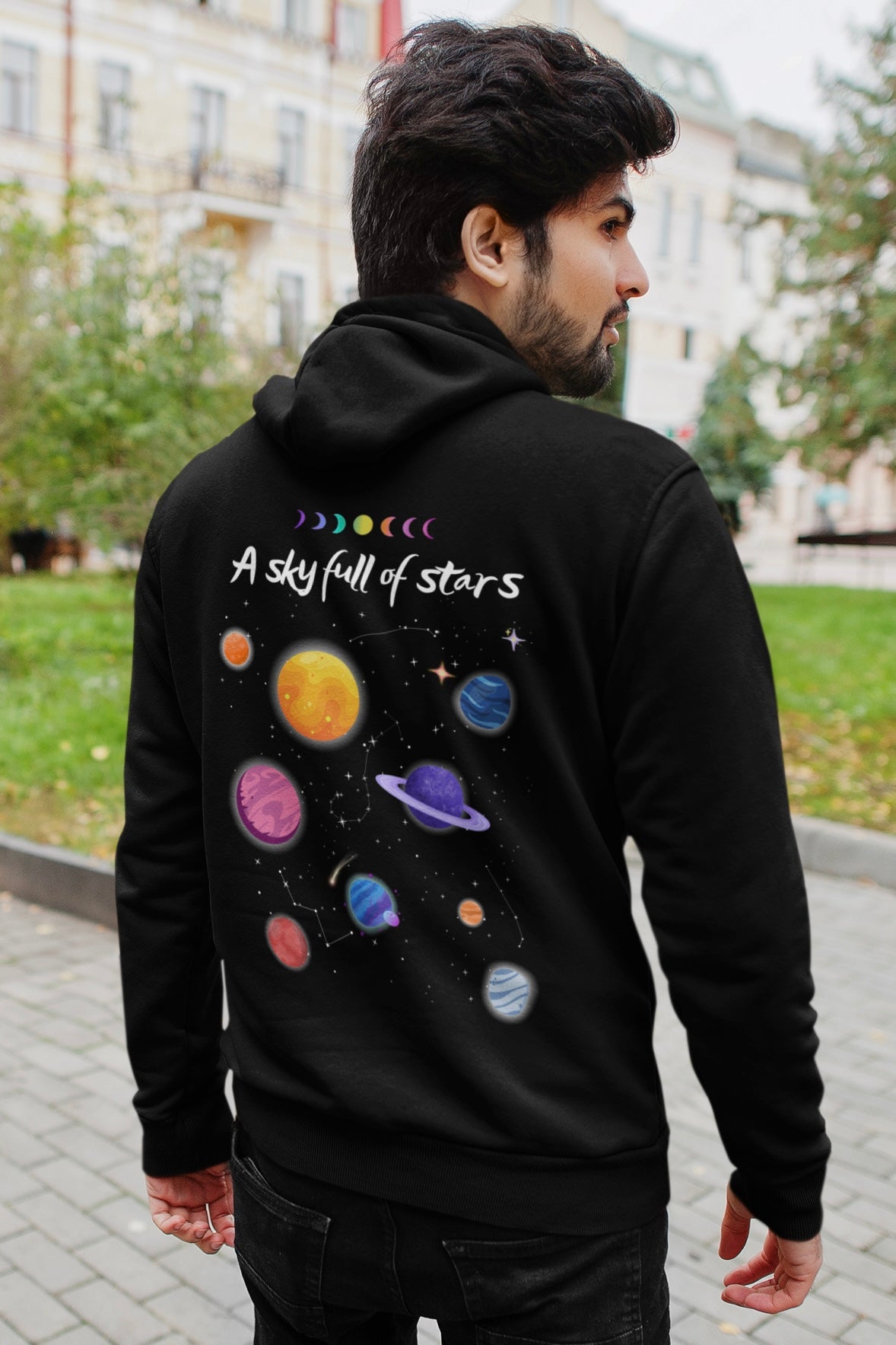 A Sky Full Of Stars Hooded Sweatshirt Unisex (Both Side Printed) (COLDPLAY CONCERT)