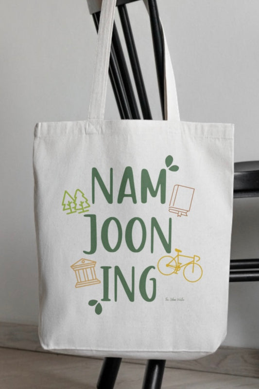 BTS Namjooning Aesthetic Tote Bag with Zipper